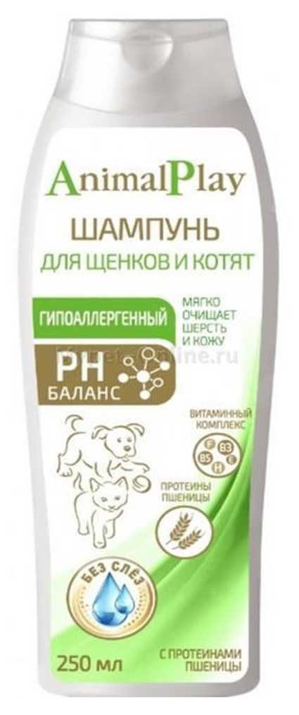 

Шампунь для щенков и котят Animal Play Гипоаллергенный, 250 мл