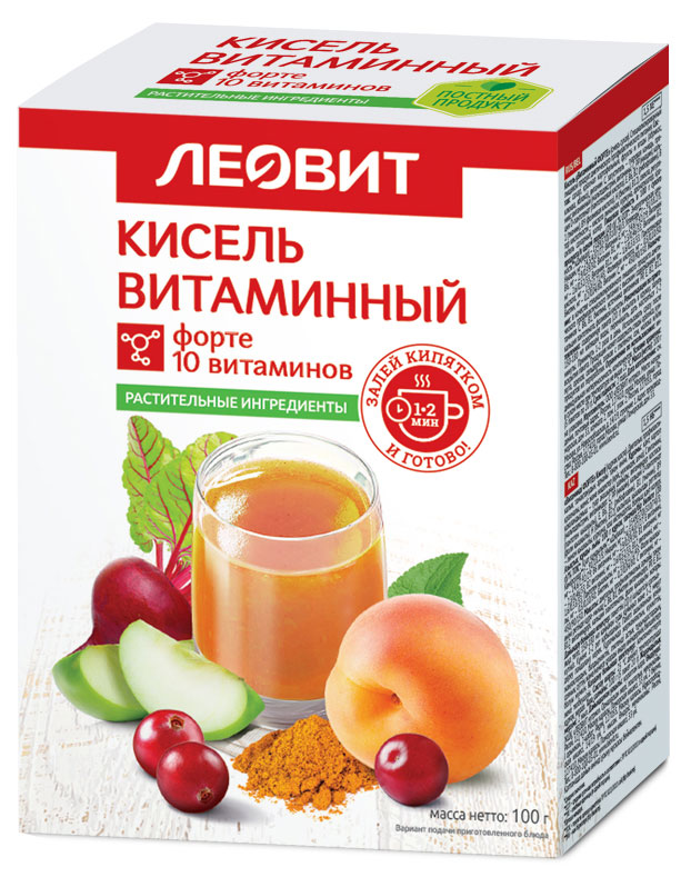 

Кисель Леовит Форте витаминный, 100 г