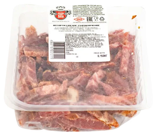 Изображение товара Ассорти мясное сырокопченое «Велес» из свинины и говядины, 150 г