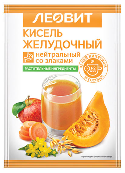 

Кисель Леовит желудочный нейтральный, 20 г