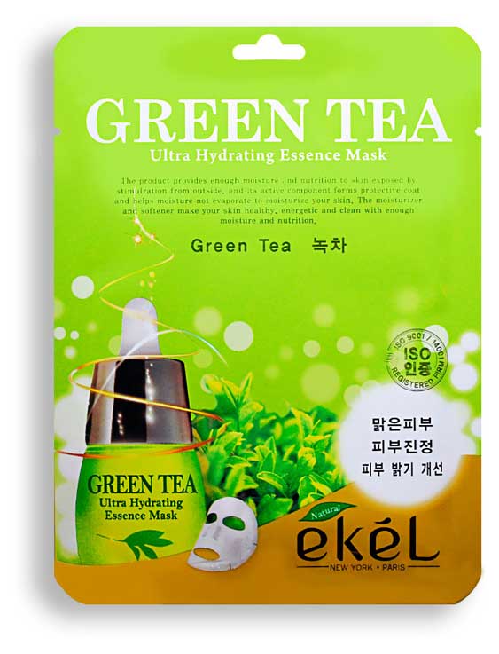 

Маска для лица Ekel с экстрактом зеленого чая тканевая, 25 г