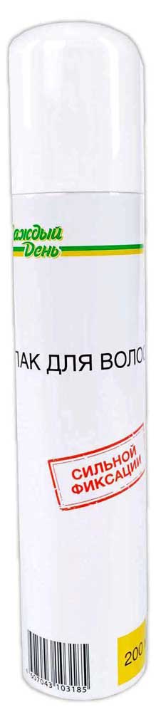 

Лак для волос Каждый день сильной фиксации, 200 мл