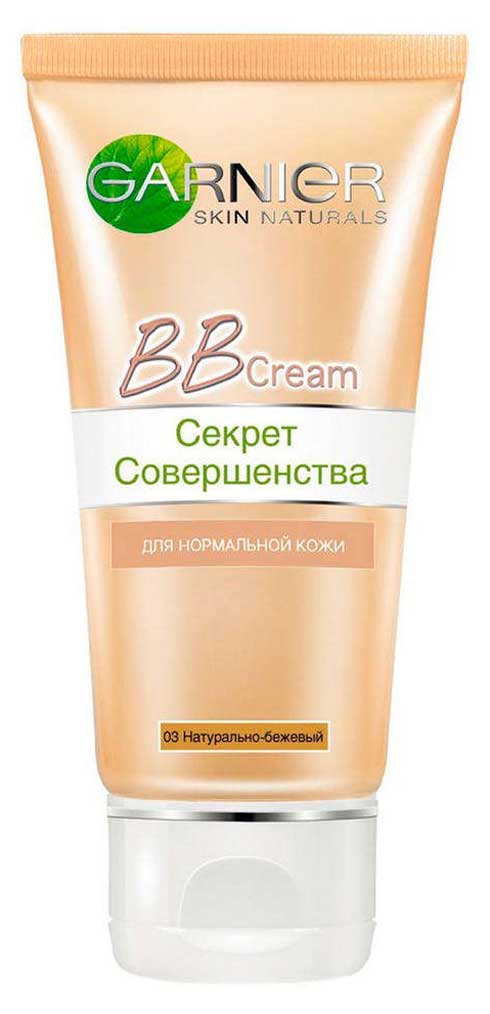 

ВВ-крем Garnier Секрет совершенства натурально-бежевый тон 50 SPF 15, 50 мл