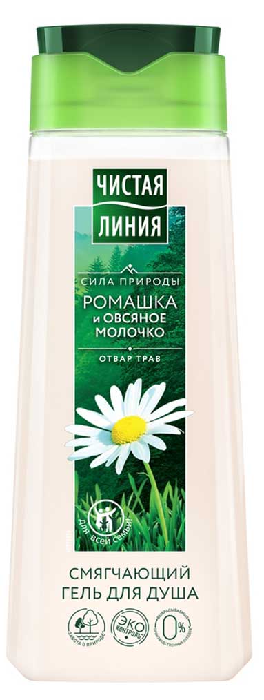 

Гель для душа Чистая Линия Смягчающий ромашка и овсяное молочко, 250 мл