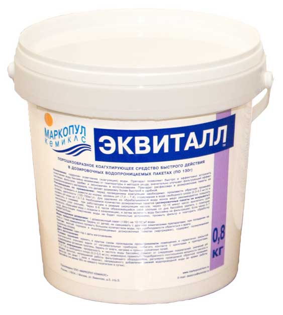 

Коагулирующее средство Маркопул Кемиклс Эквиталл, 800 г