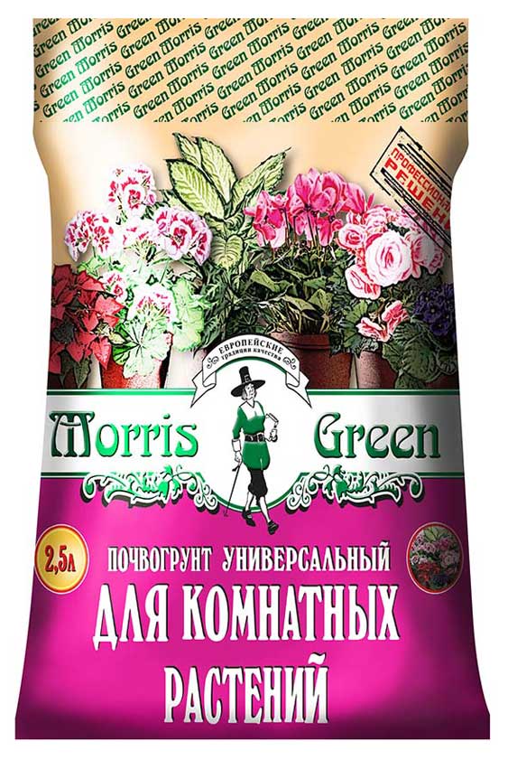 

Почвогрунт для комнатных растений MorrisGreen универсальный, 2,5 л