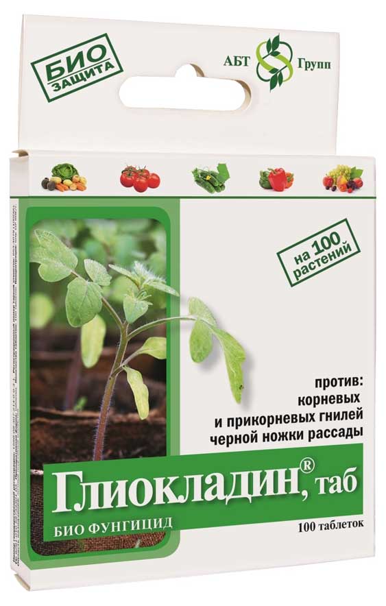 

Биофунгицид для овощей АБТ-Групп Глиокладин, 100 таблеток