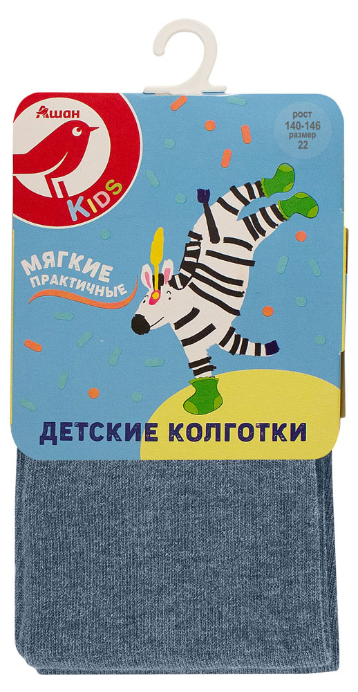 

Колготки детские АШАН Красная птица синие, р.140/146