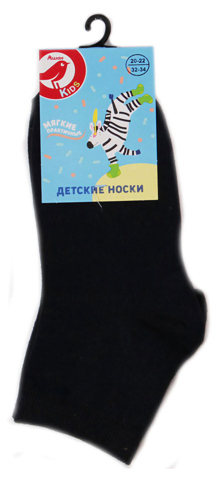 

Носки детские АШАН Красная птица темно-синие, р.18/20