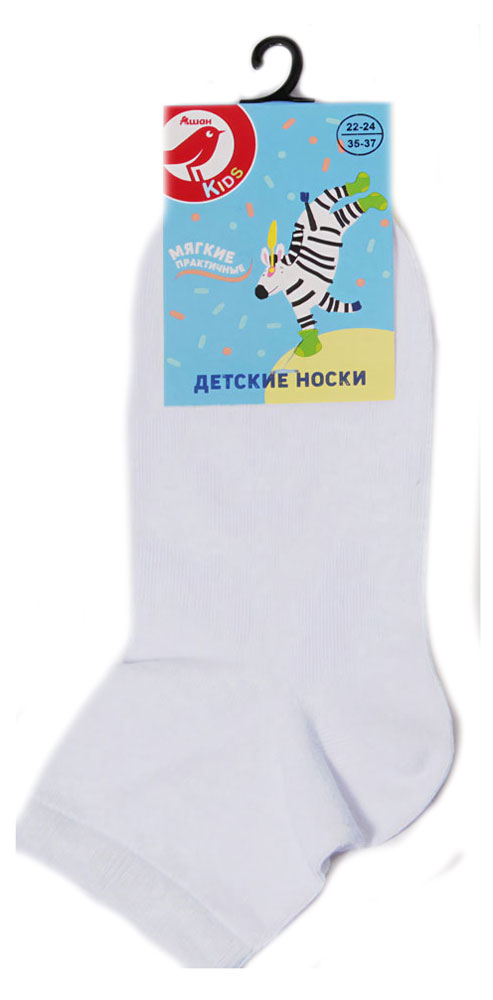 

Носки детские АШАН Красная птица белые, р.18/20
