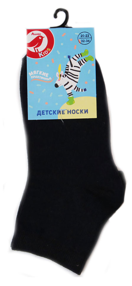 

Носки детские АШАН Красная птица темно-синие, р.20/22