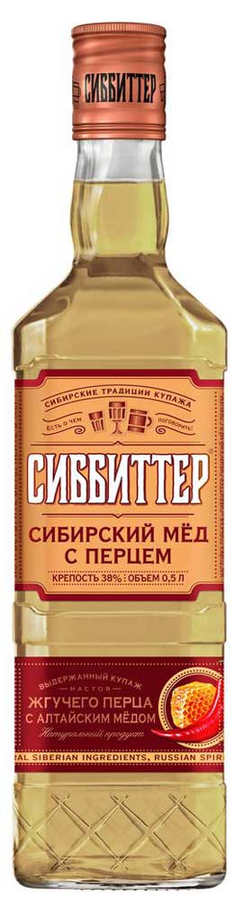 

Настойка Сиббиттер Сибирский мед с перцем Беларусь, 0,5 л