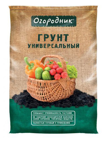 

Грунт универсальный Огородник, 22 л
