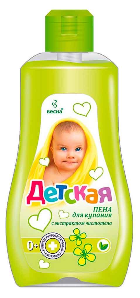 

Пена для купания Весна с экстрактом чистотела, 280 мл