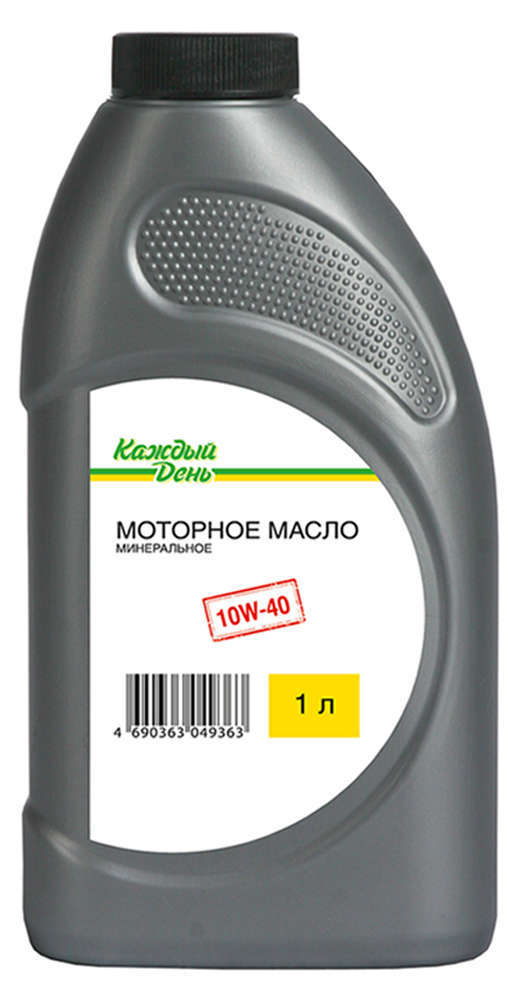 Изображение товара Масло моторное «Каждый день» 10W40 минеральное, 1 л