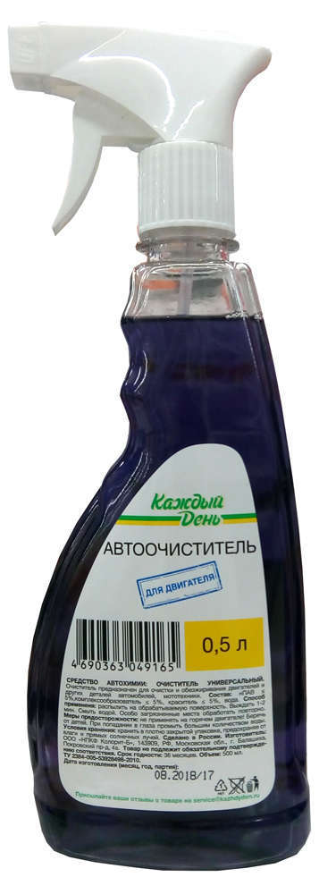 

Автоочиститель Каждый день для двигателя, 500 мл