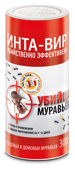 

Инсектицид от муравьев Инта Вир, 300 г