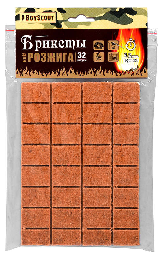 

Брикеты для розжига Boyscout, 32 шт