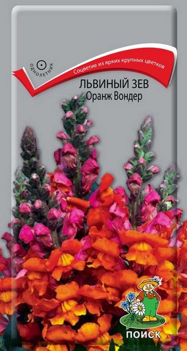 

Семена Львиный зев Поиск Оранж вондер, 0,2 г