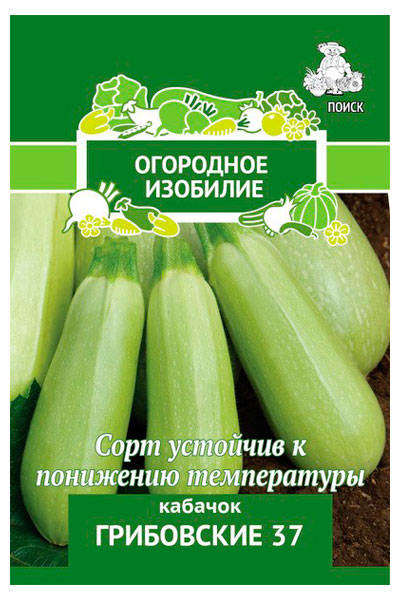 Изображение товара Семена Кабачок «Поиск» Грибовский 37,2 г