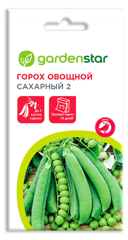 

Семена Горох овощной Garden Star Сахарный, 2,5 г
