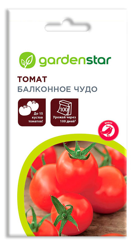 

Семена Томат Garden Star Балконное Чудо, 0,1 г