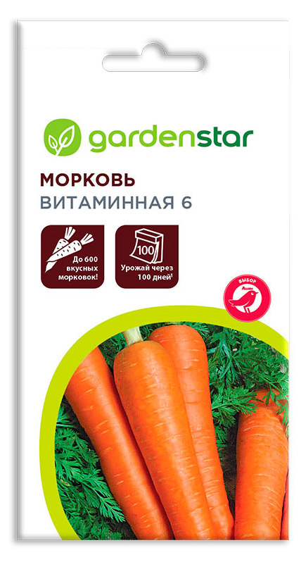 

Семена Морковь Garden Star Витаминная, 2 г