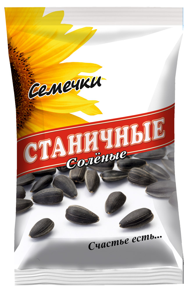 

Семечки подсолнечные Станичные Соленые неочищеные жареные, 100 г