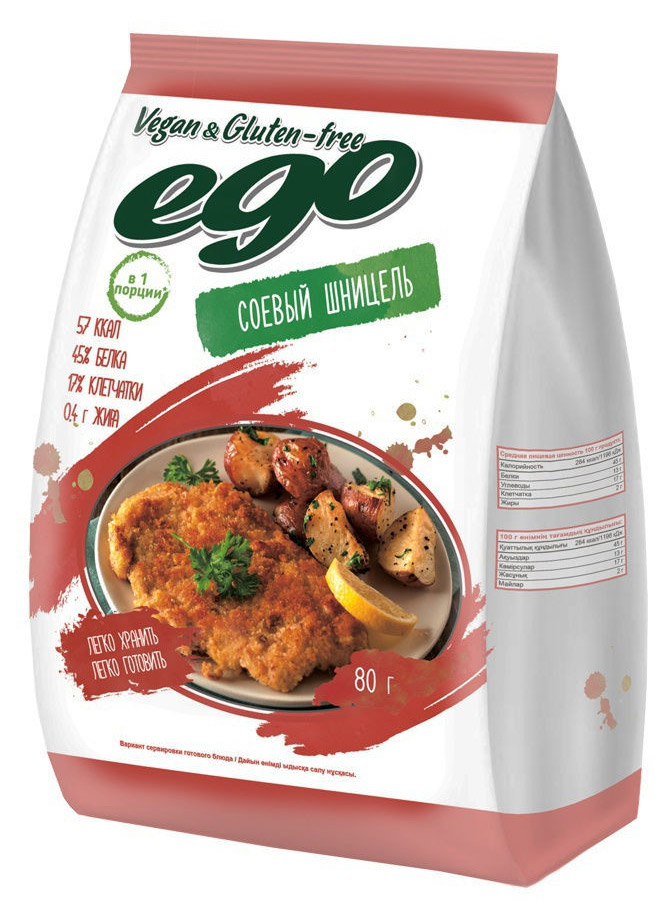 

Мясо соевое Ego шницель, 80 г