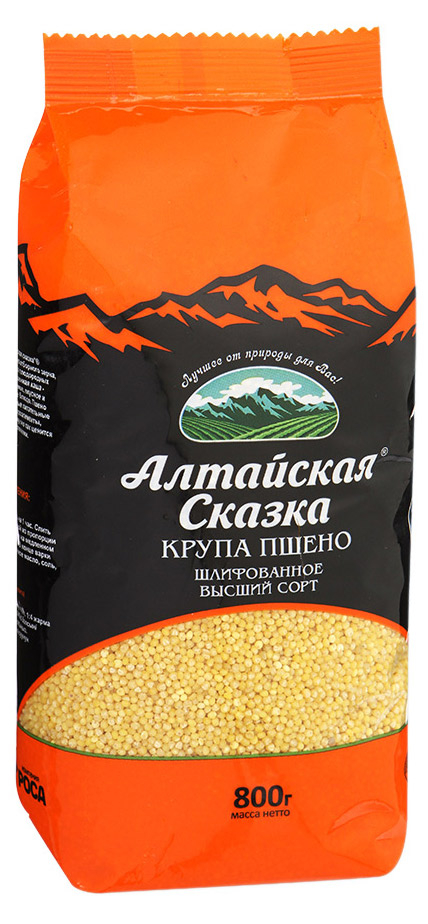 

Пшено Алтайская Сказка шлифованное, 800 г