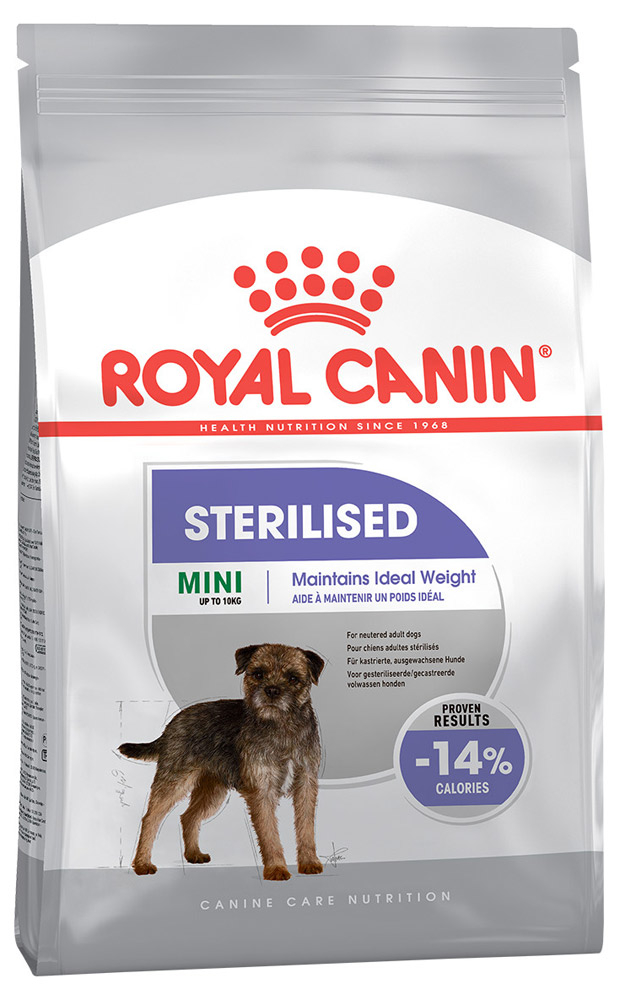 

Сухой корм для стерилизованных собак мелких пород Royal Canin Mini Sterilised, 3 кг