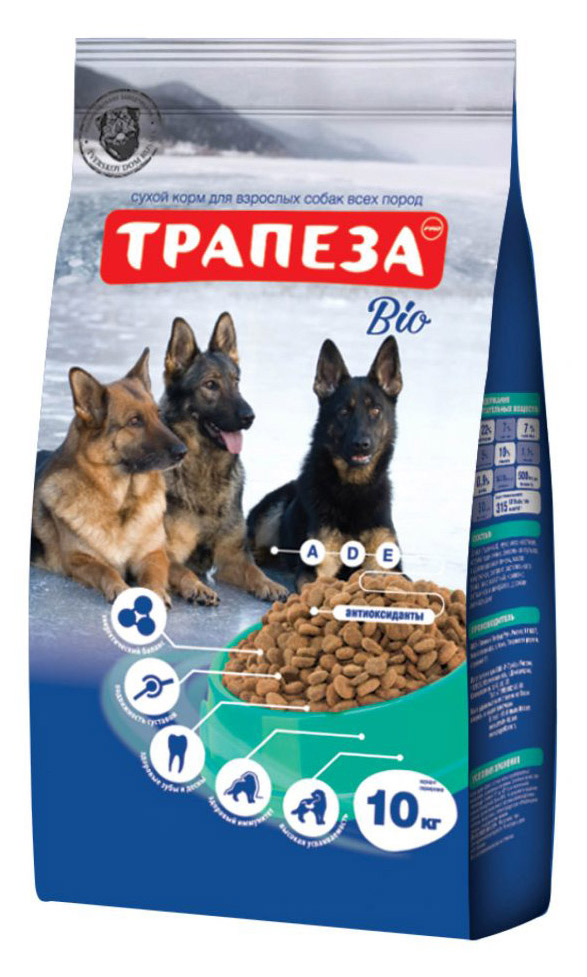 

Сухой корм для собак Трапеза БИО, 2,5 кг