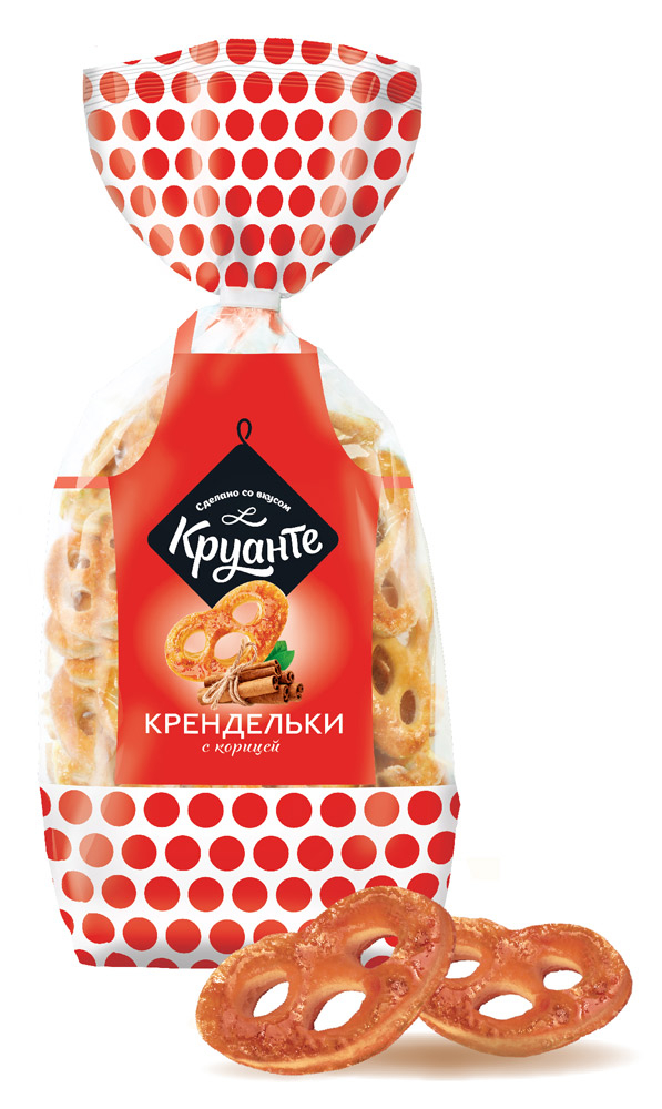 

Крендельки слоеные Круанте с корицей, 215 г