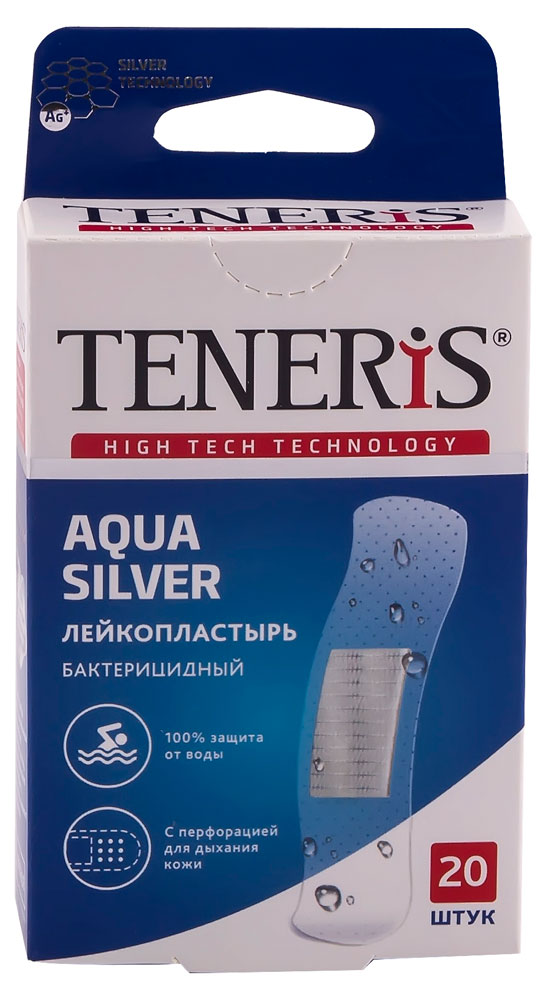 

Пластырь Teneris Аква, 20 шт