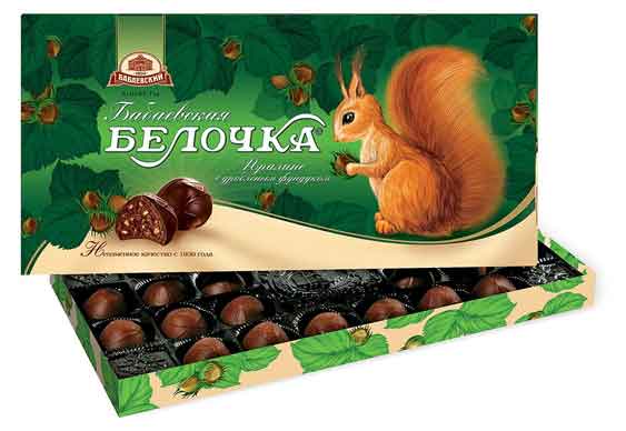 

Конфеты Бабаевский Белочка пралине с фундуком, 400 г