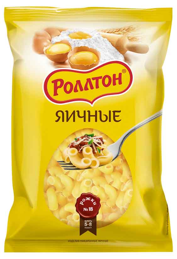 

Макаронные изделия Роллтон рожки, 400 г