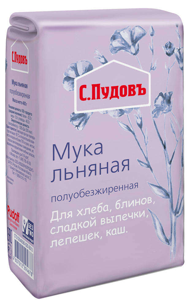 

Мука льняная С.Пудовъ, 400 г