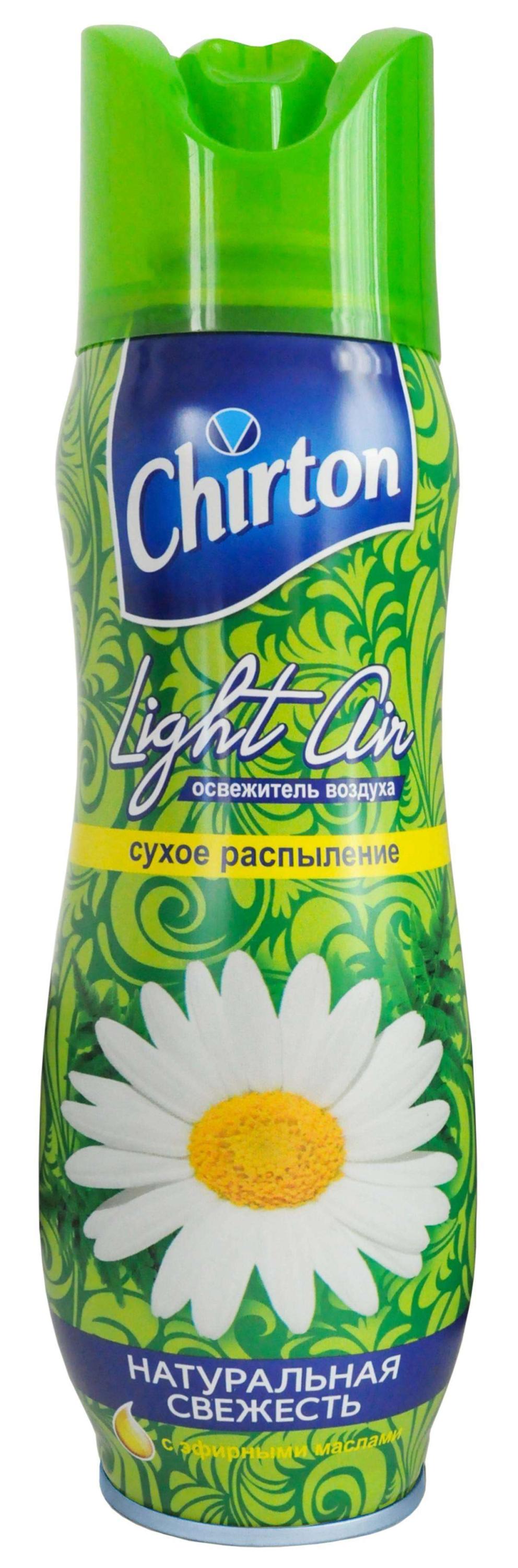 

Освежитель воздуха Chirton Натуральная свежесть сухое распыление, 300 мл