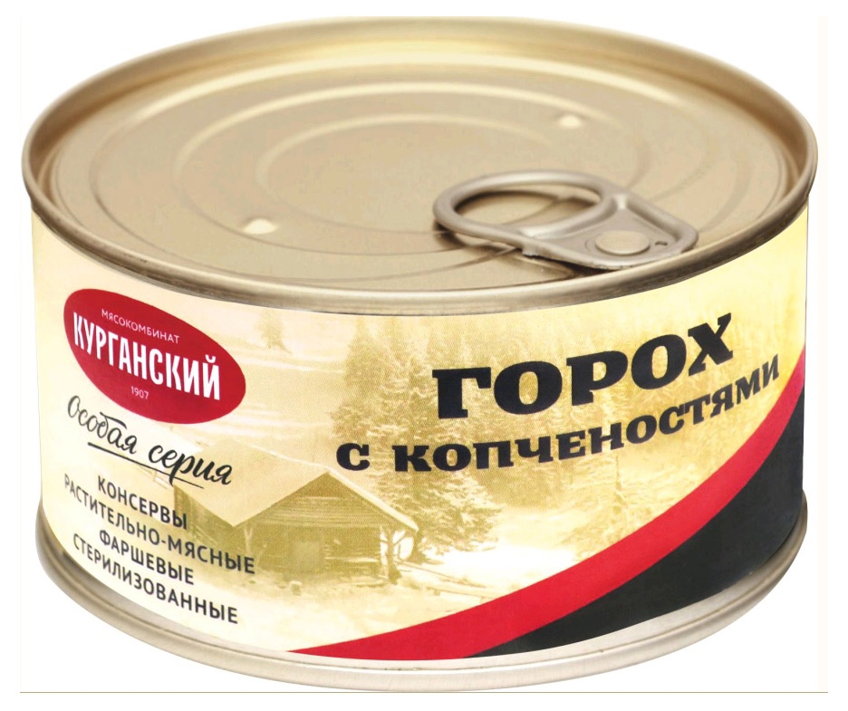 

Горох с копченостями Курганский Стандарт Особая серия, 330 г