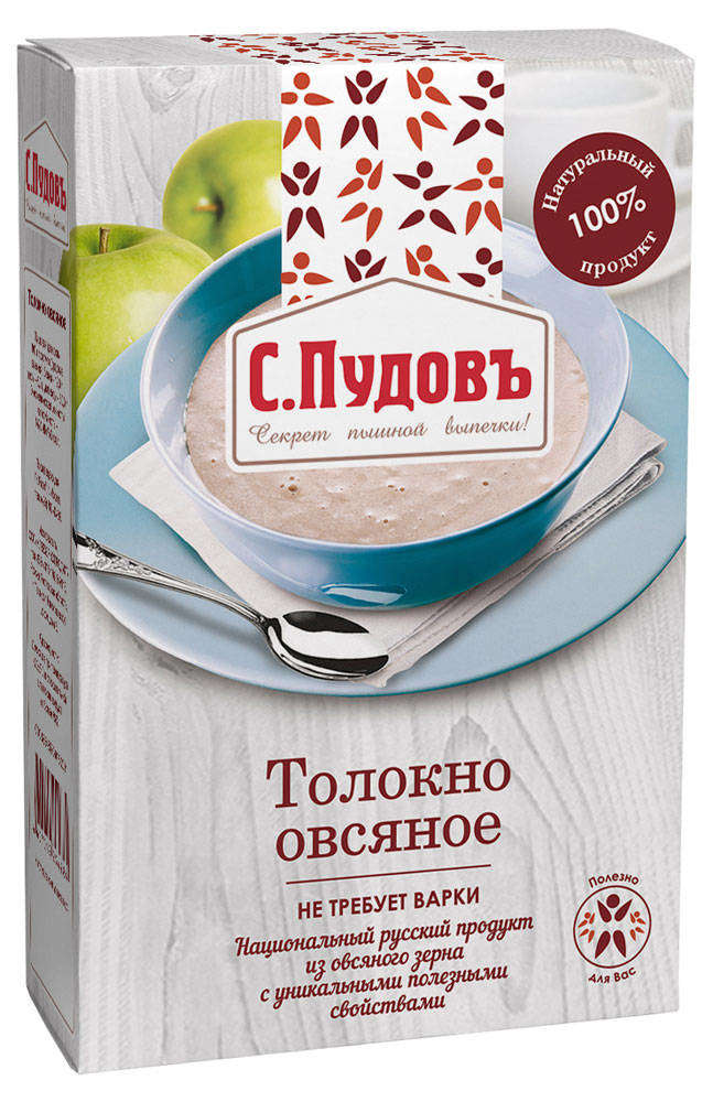 

Толокно овсяное С.Пудовъ, 400 г