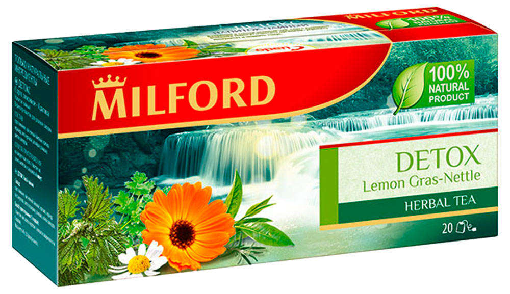 

Напиток чайный MILFORD DETOX, 20х2 г
