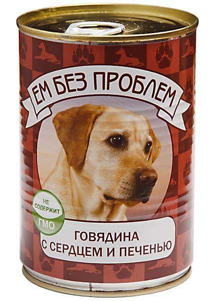 

Консервы для собак Ем Без Проблем сердце и печень, 410 г