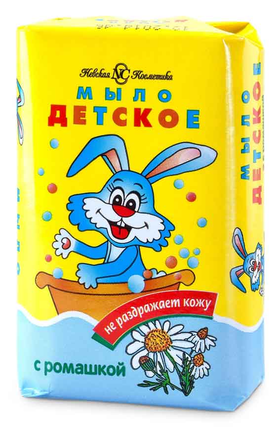 

Мыло детское Невская косметика с ромашкой, 90 г
