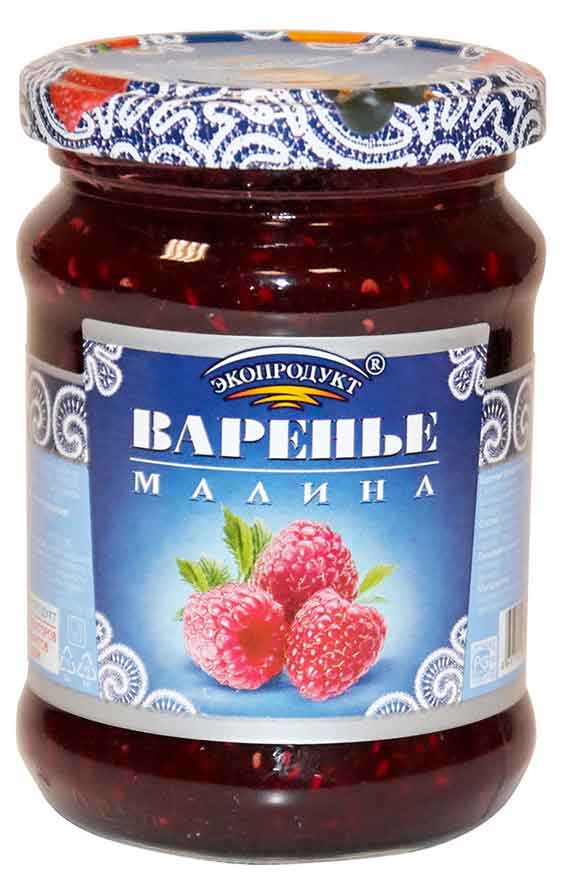 

Варенье ЭкоПродукт малина, 325 г