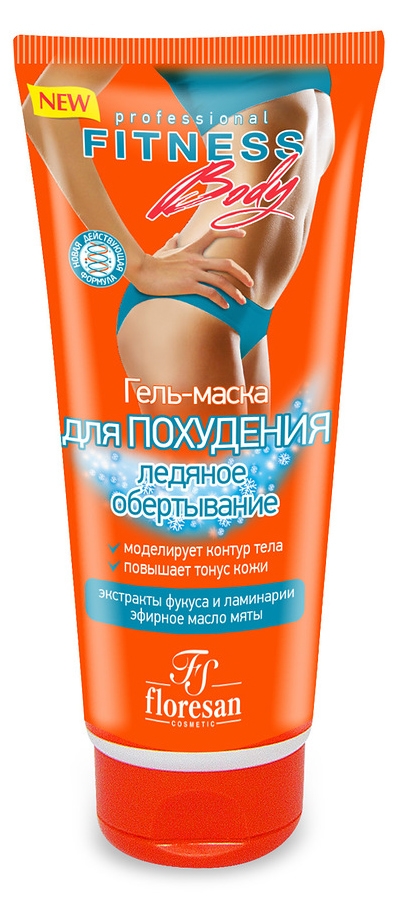 

Гель-маска для тела Floresan Фитнес Body Ледяное обертывание для похудения, 200 мл