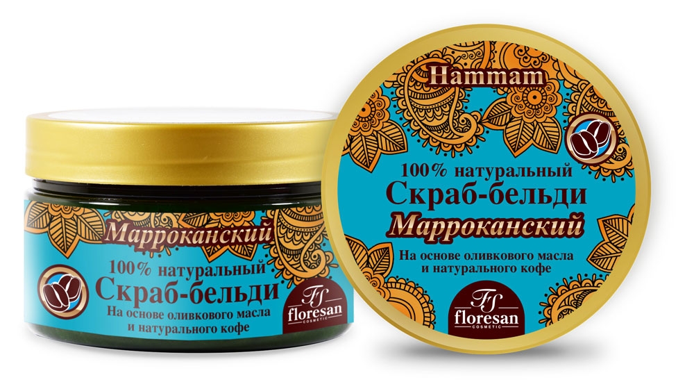 Изображение товара Скраб-бельди для тела Floresan марокканский, 300 мл