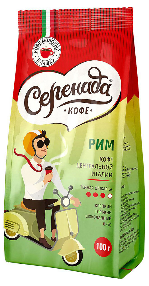

Кофе молотый Серенада Рим, 100 г