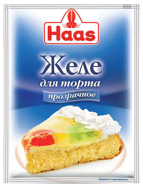 

Желе для торта Hааs бесцветное , 11 г