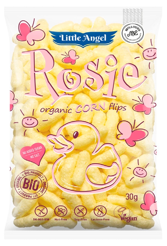 

Снеки Little Angel Rosie кукурузные органические БИО, 30 г