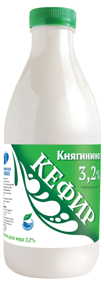 

Кефир Княгинино 3,2% БЗМЖ, 930 г
